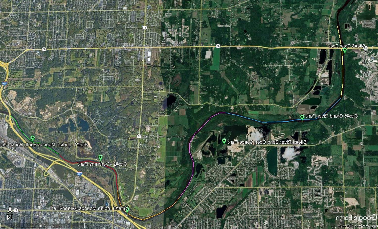 2023 Campus to Campus Cleanup Map